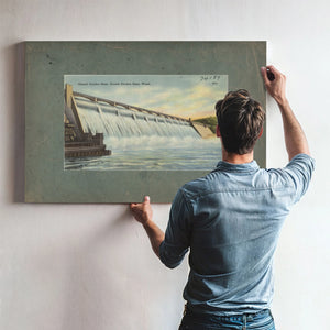 Grand Coulee Dam Grand Coulee Dam Wash'1 — vintage wall art by Bella Frye
