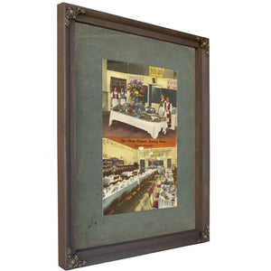 The Three Crowns Dining Room Spokane Washington, Bourbon frame — vintage framed wall art by Bella Frye
