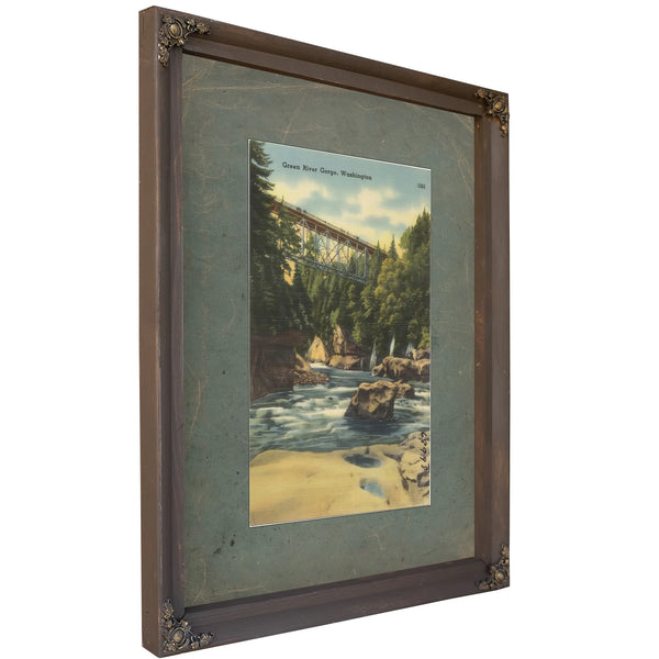 Green River Gorge Washington, Bourbon frame — vintage framed wall art by Bella Frye