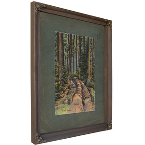 Oregon Timber, Bourbon frame — vintage framed wall art by Bella Frye