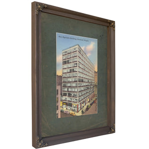New Equitable Building Portland Oregon, Bourbon frame — vintage framed wall art by Bella Frye