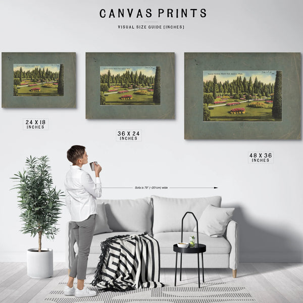 Duncan Gardens Manito Park Spokane Wash — vintage wall art by Bella Frye