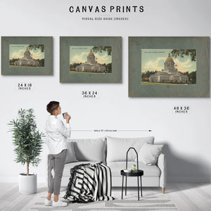 State Capitol At Olympia Washington — vintage wall art by Bella Frye