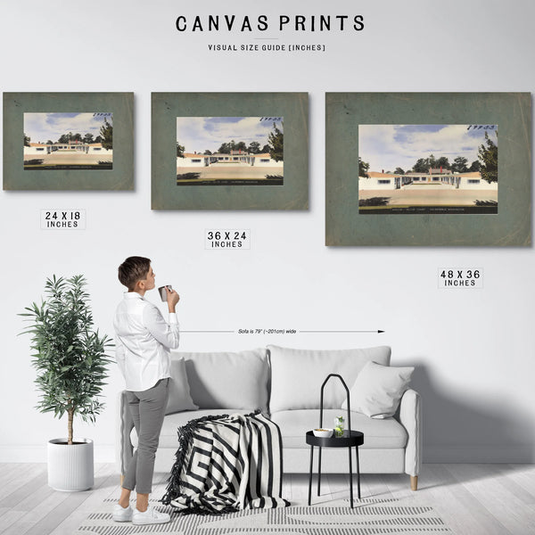 Barchris Motor Court Goldendale Washington — vintage wall art by Bella Frye