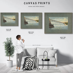 Grand Coulee Dam Grand Coulee Dam Wash'1 — vintage wall art by Bella Frye