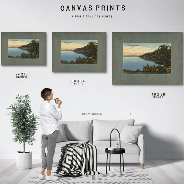 Hood Canal Washington — vintage wall art by Bella Frye