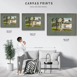 Woodland Park Motel — vintage wall art by Bella Frye