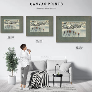 Skiing On Mazama Ridge Rainier National Park Washington — vintage wall art by Bella Frye