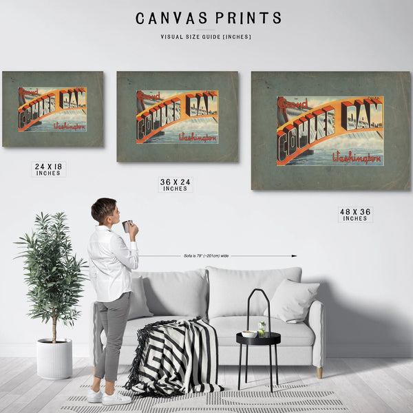 Grand Coulee Dam Washington — vintage wall art by Bella Frye