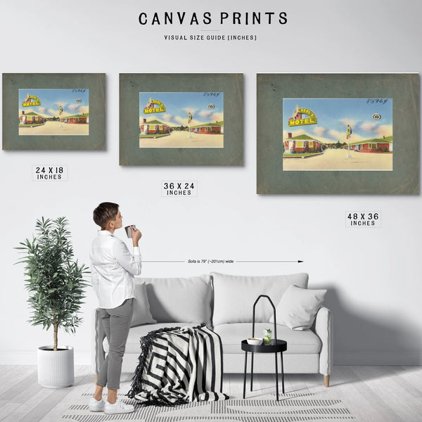 Seal's Motel — vintage wall art by Bella Frye