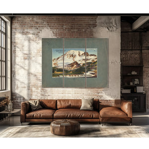 Crossing Mazama Ridge Rainier National Park Washington — vintage wall art by Bella Frye