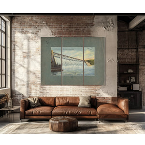 Grand Coulee Dam Grand Coulee Dam Wash'1 — vintage wall art by Bella Frye