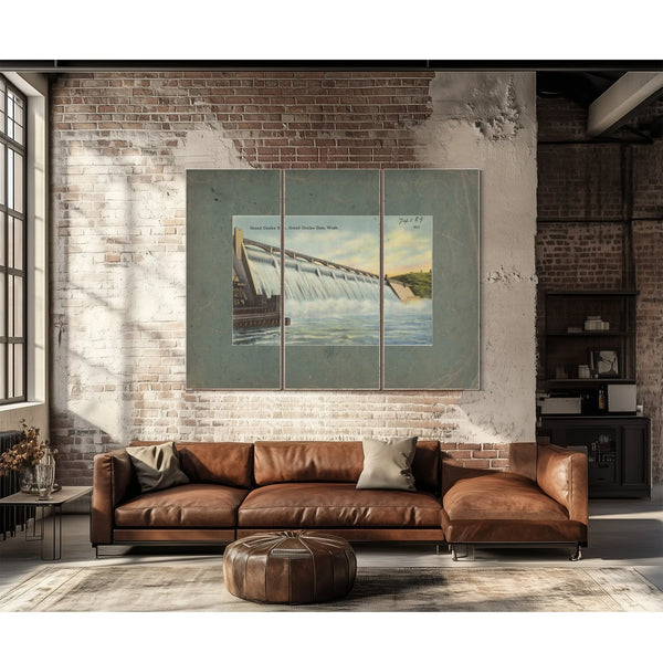 Grand Coulee Dam Grand Coulee Dam Wash'1 — vintage wall art by Bella Frye