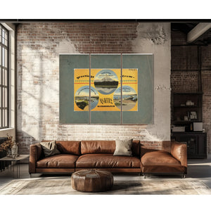 Greetings From Seattle Washington'1 — vintage wall art by Bella Frye