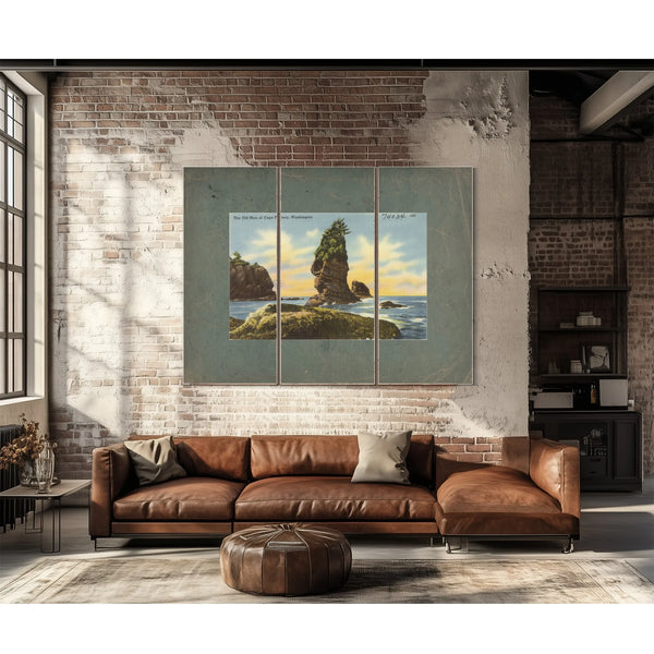 The Old Man Of Cape Flattery Washington'1 — vintage wall art by Bella Frye