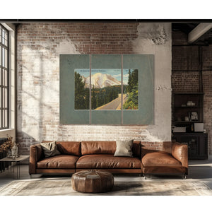 Mt Rainier From Naches Pass Washington — vintage wall art by Bella Frye