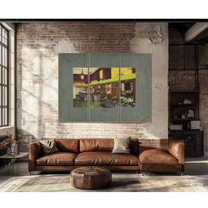 The Winthrop Hotel's Daffodil Room Tacoma Washington — vintage wall art by Bella Frye