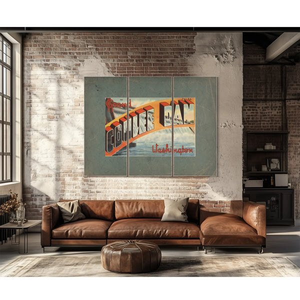 Grand Coulee Dam Washington — vintage wall art by Bella Frye