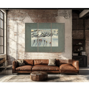 Skiing On Mazama Ridge Rainier National Park Washington — vintage wall art by Bella Frye