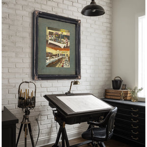 The Three Crowns Dining Room Spokane Washington — vintage wall art by Bella Frye