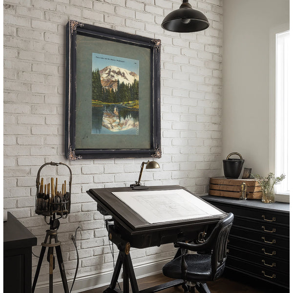 Fairy Lake And Mt Rainier Washington — vintage wall art by Bella Frye