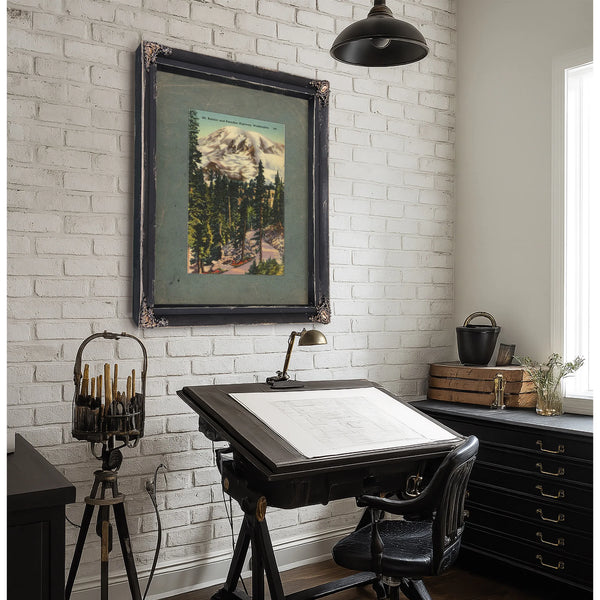Mt Rainier And Paradise Highway Washington — vintage wall art by Bella Frye