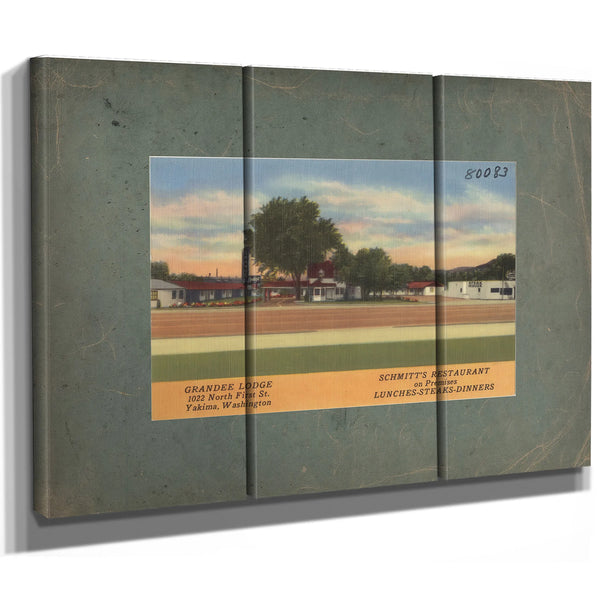 Grandee Lodge 1022 North First St Yakima Washington — vintage wall art by Bella Frye