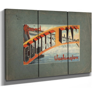 Grand Coulee Dam Washington — vintage wall art by Bella Frye