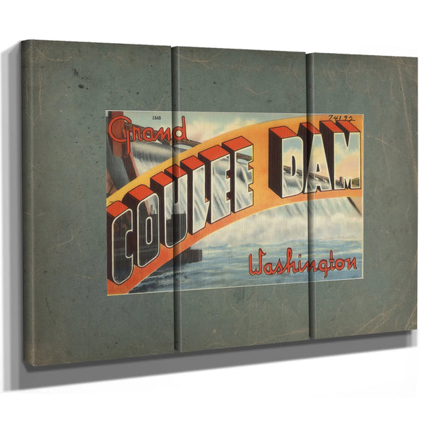 Grand Coulee Dam Washington — vintage wall art by Bella Frye