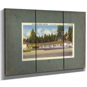 Golden West Motel 10 Miles North Of Seattle On 99 — vintage wall art by Bella Frye