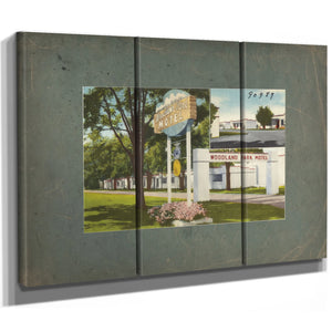 Woodland Park Motel — vintage wall art by Bella Frye