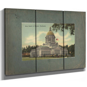 State Capitol At Olympia Washington — vintage wall art by Bella Frye