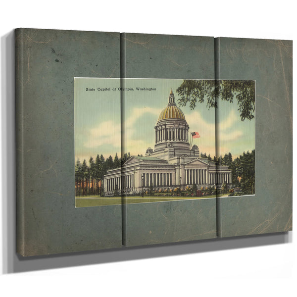 State Capitol At Olympia Washington — vintage wall art by Bella Frye