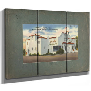 Cook's Spanish Inn Seattle Tacoma Highway Washington — vintage wall art by Bella Frye
