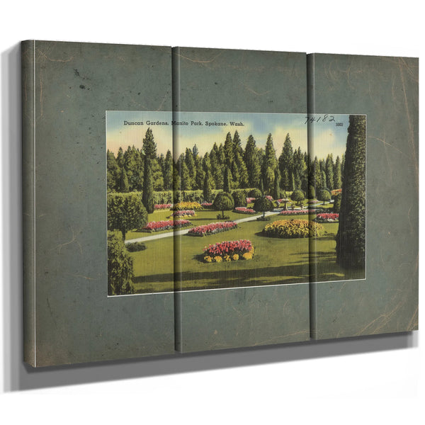 Duncan Gardens Manito Park Spokane Wash — vintage wall art by Bella Frye