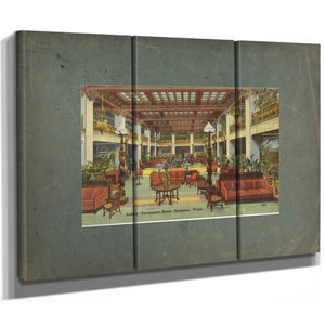 Lobby Davenport Hotel Spokane Wash — vintage wall art by Bella Frye