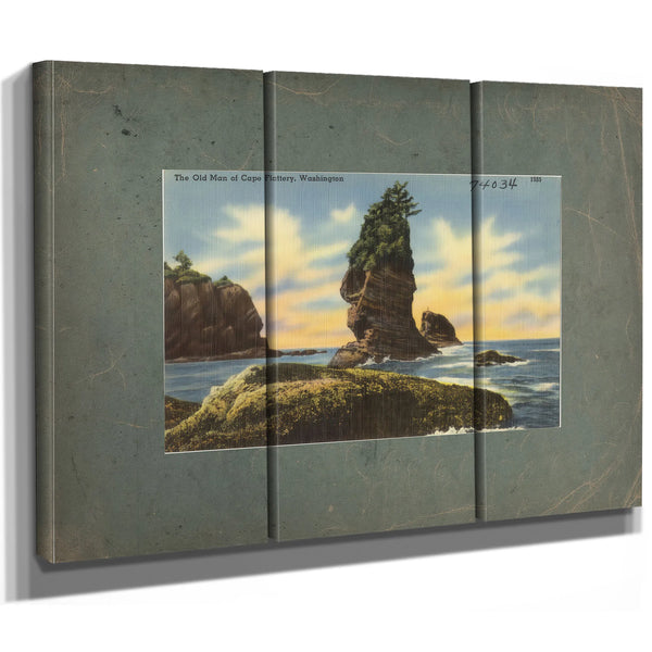 The Old Man Of Cape Flattery Washington — vintage wall art by Bella Frye