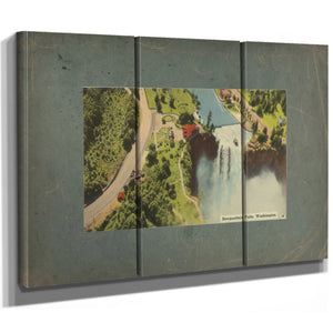 Snoqualmie Falls Washington — vintage wall art by Bella Frye