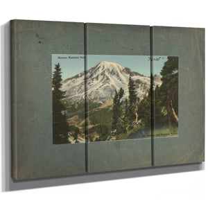 Rainier National Park Mt Rainier And Paradise Valley Washington'3 — vintage wall art by Bella Frye