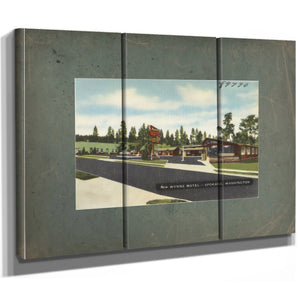 New Wynne Motel Spokane Washington — vintage wall art by Bella Frye