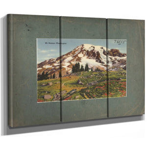 Mt Rainier Washington'1 — vintage wall art by Bella Frye