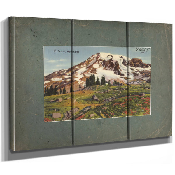 Mt Rainier Washington'1 — vintage wall art by Bella Frye