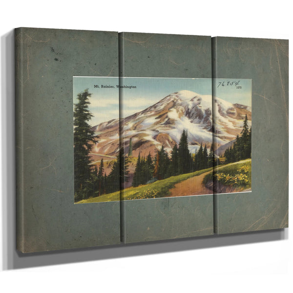 Mt Rainier Washington — vintage wall art by Bella Frye