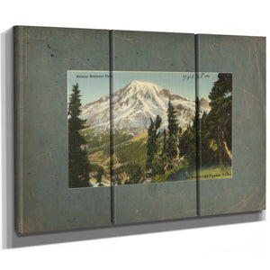 Rainier National Park Mt Rainier And Paradise Valley Washington — vintage wall art by Bella Frye