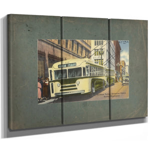Trackless Trolley Downtown District Seattle Washington — vintage wall art by Bella Frye