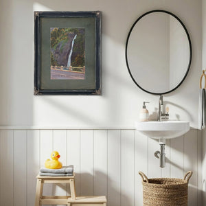 Horsetail Falls 205 Feet Columbia River Highway Oregon — vintage wall art by Bella Frye