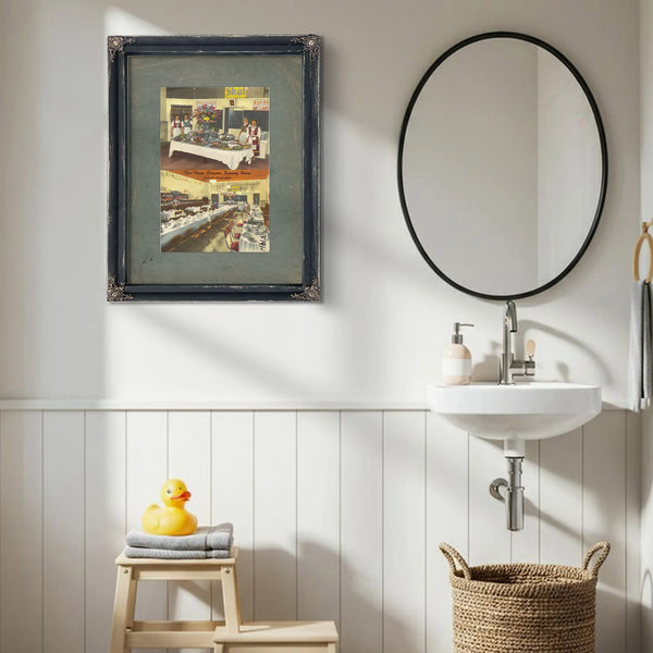 The Three Crowns Dining Room Spokane Washington — vintage wall art by Bella Frye