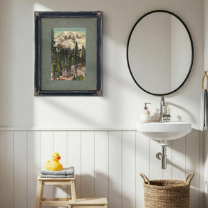 Mt Rainier And Paradise Highway Washington — vintage wall art by Bella Frye