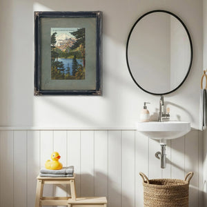 Mt Baker And Reflection Lake Washington — vintage wall art by Bella Frye