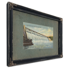 Grand Coulee Dam Grand Coulee Dam Wash'1, Ebony frame — vintage framed wall art by Bella Frye